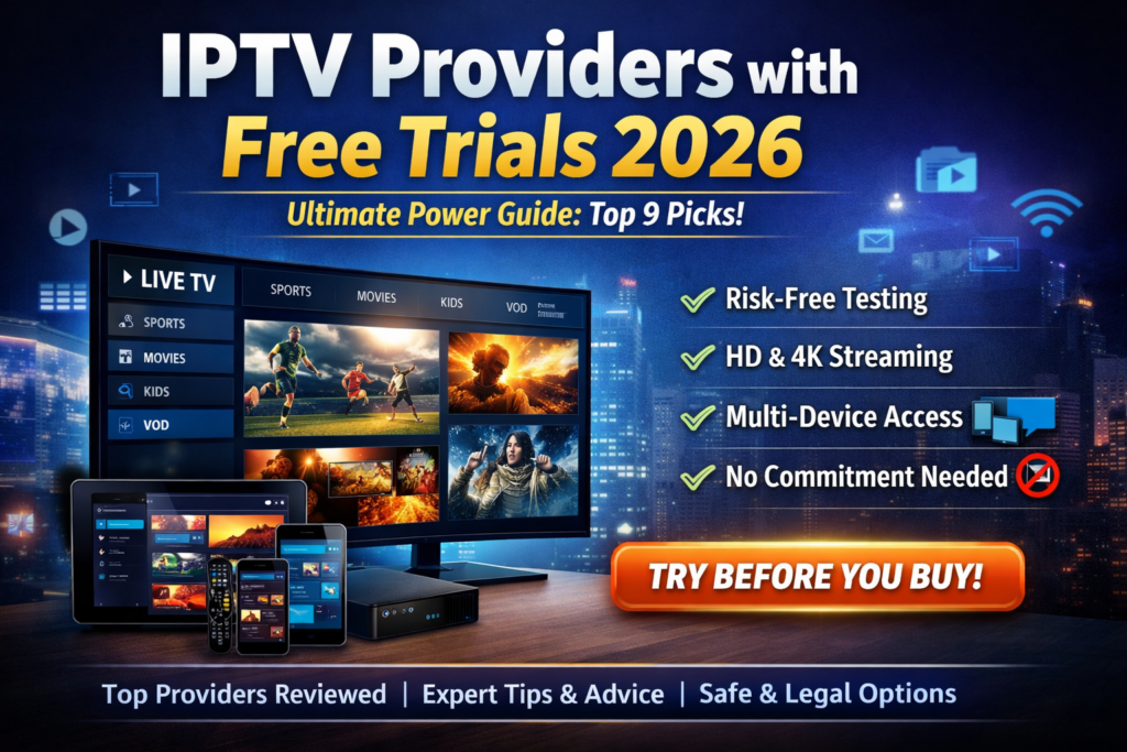 IPTV Providers with Free Trials 2026