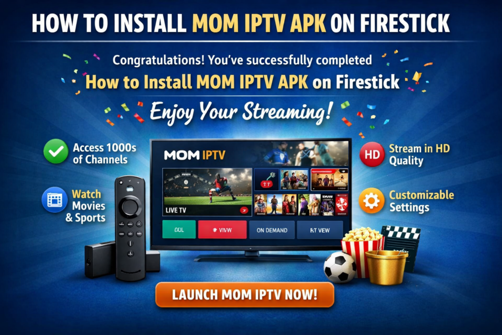How to install MOM IPTV APK on Firestick