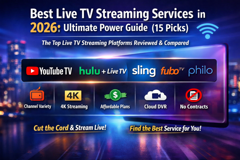 Best Live TV Streaming Services in 2026