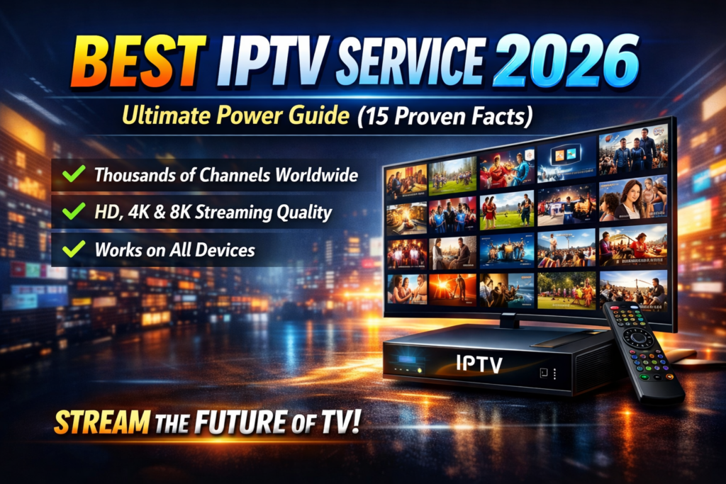 best IPTV service 2026